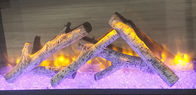 Api - Log Perapian Keramik Kayu Untuk Perapian Gas 800 ~ 1000 ℃ Suhu Layanan S-104